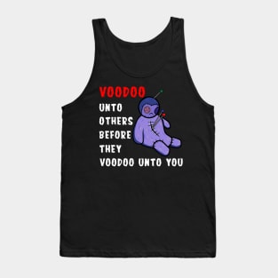 Voodoo Doll Design Tank Top